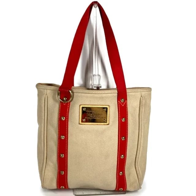 Louis Vuitton Shoulder Bag Cabas MM Canvas Beige in Beige Canvas from The Reluxe, photo 1 of 1
