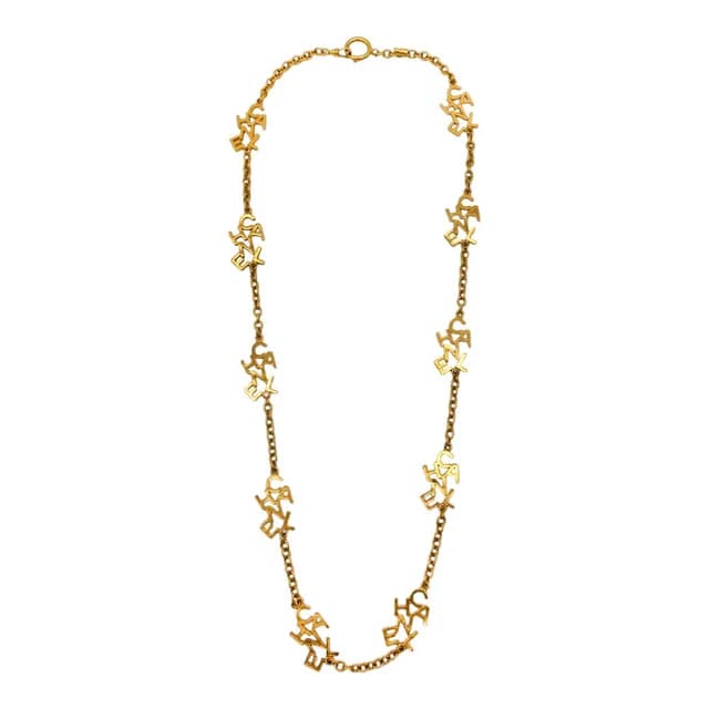 Chanel Logo Letter Long Necklace from Clotheshorse Anonymous, photo 1 of 1
