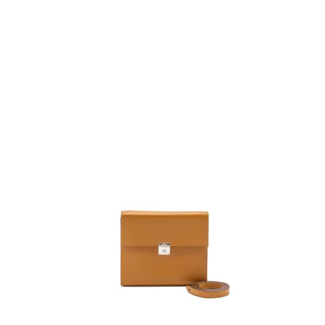 Hermès clic 16 wallet chevre mysore caramel SHW stamp Y in Goatskin from EMIER, photo 1 of 1