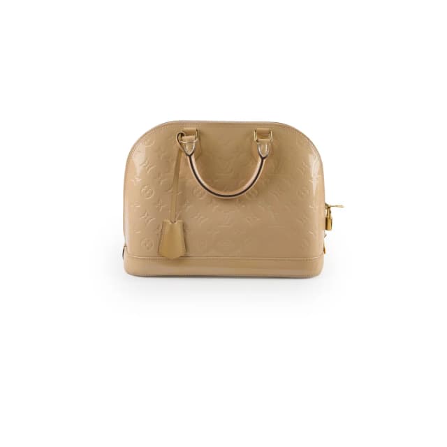 Louis Vuitton Alma Vernis PM Beige in Beige from The Purse Affair, photo 1 of 1
