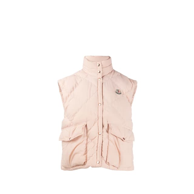 Moncler size 0 Biois Gilet Quilted down vest light nude/pink in Pink Nylon from EMIER, photo 1 of 1