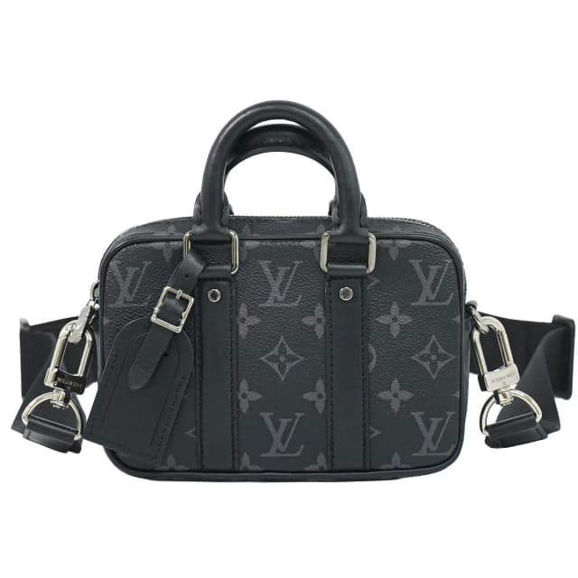 Louis Vuitton Nano Porte Documents Voyage Monogram Eclipse 2-Way Shoulder Bag in Coated canvas from The Reluxe, photo 1 of 1