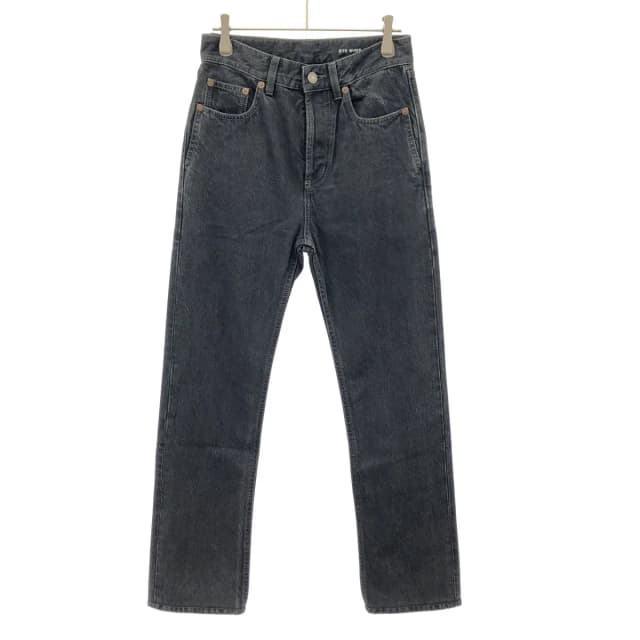 Saint Laurent Ns Hw Denim Pants Black 25 in Black Denim from The Reluxe, photo 1 of 1