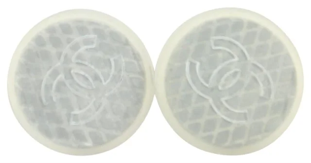 Chanel 99S Quilted Jelly CC Pierce Earrings from Bagriculture, photo 1 of 1