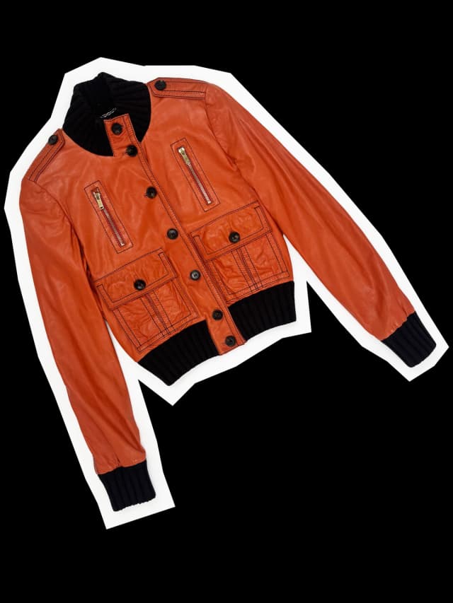 Gucci Cruise 2006 leather bomber jacket in Leather from James Veloria, photo 1 of 1