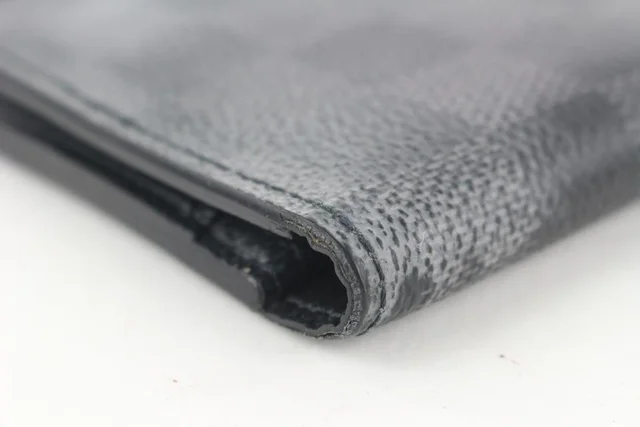 Louis Vuitton Damier Graphite Brazza Wallet Long Flap Black Grey in Black Canvas from Bagriculture, photo 1 of 1