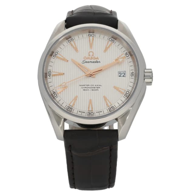Omega Seamaster Aqua Terra 231.13.42.21.02.003 41.5mm Stainless Steel Watch in Leather from H&T, photo 1 of 1
