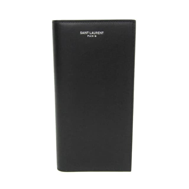 Saint Laurent Classical Continental Wallet 396308 Men's Leather Long Wallet (bi-fold) Black in Black Leather from Elady, photo 1 of 1