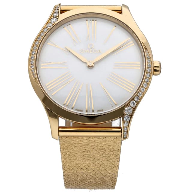 Omega De Ville Trésor 428.55.36.60.04.001 36mm Gold Watch in Gold from H&T, photo 1 of 1