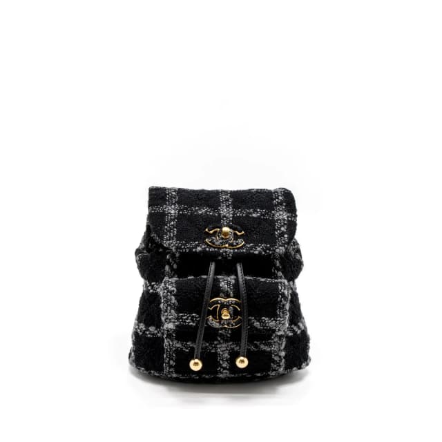 Chanel Duma Backpack Tweed Multicoloured Brushed GHW (Microchip) in Tweed from EMIER, photo 1 of 1