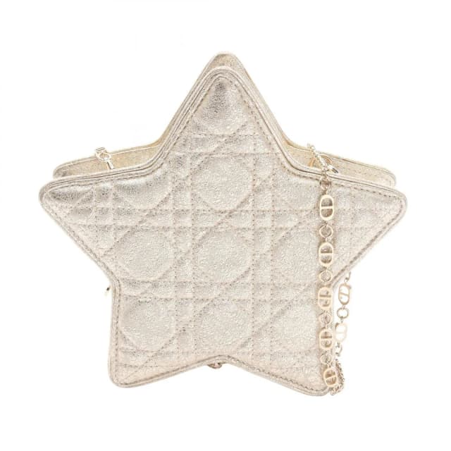 Dior Shoulder Bag Kids Star Champagne Gold Leather Mini in Gold Leather from The Reluxe, photo 1 of 1