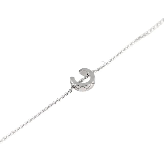 Chanel Coco 18k White Gold Bracelet in White from The Purse Affair, photo 1 of 1