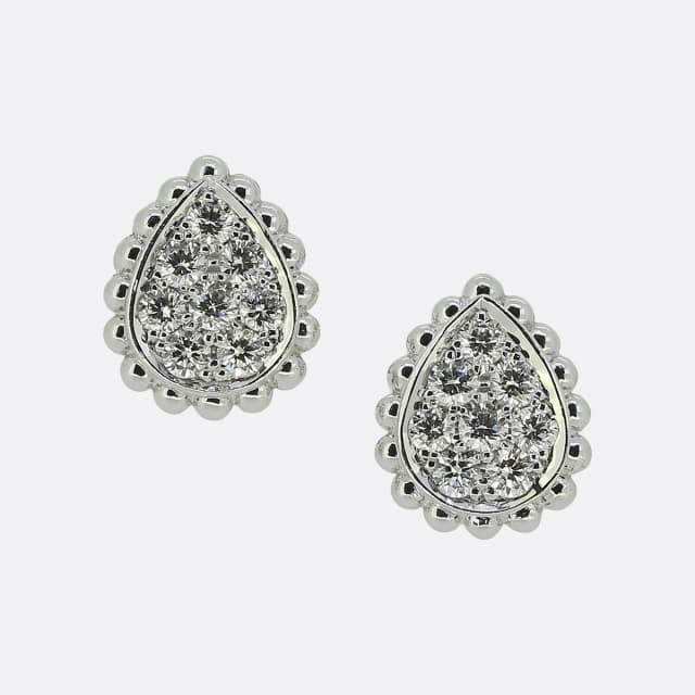 Boucheron Serpent Bohème Diamond Stud Earrings from The Vintage Jeweller, photo 1 of 1