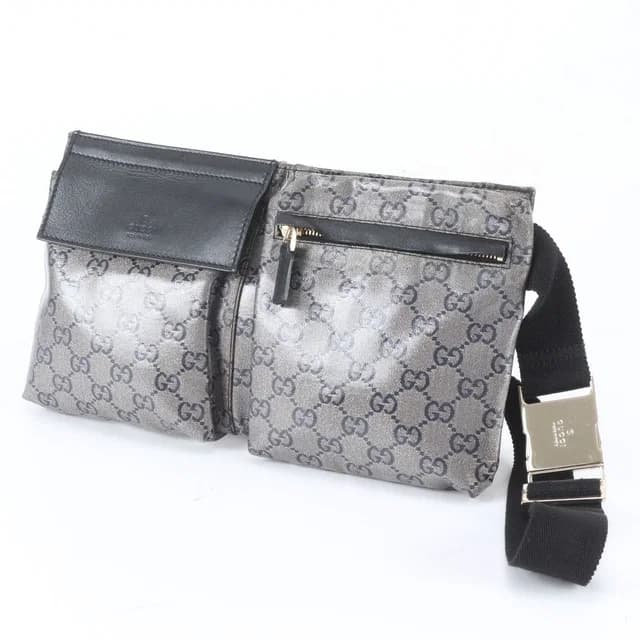 Gucci GG Supreme Leather 2-Way Belt Bag Crossbody Body Waist Pouch Shoulder in Leather from The Reluxe, photo 1 of 1