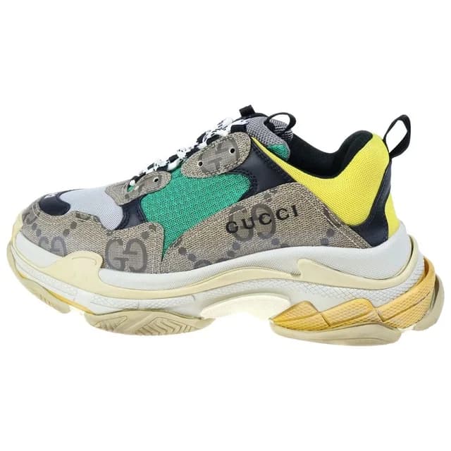 Gucci the Hacker Project Triple S Sneakers Beige in Beige from The Reluxe, photo 1 of 1