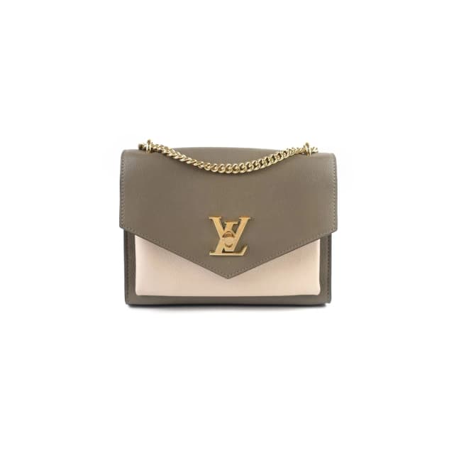 MyLockMe LV Khaki Crossbody in Green Leather from The Purse Affair, photo 1 of 1