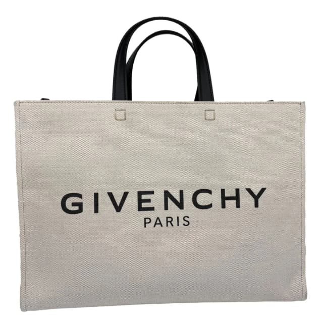 Givenchy Medium G Canvas Tote Bag White in White Canvas from Dallas Designer Handbags, photo 1 of 1