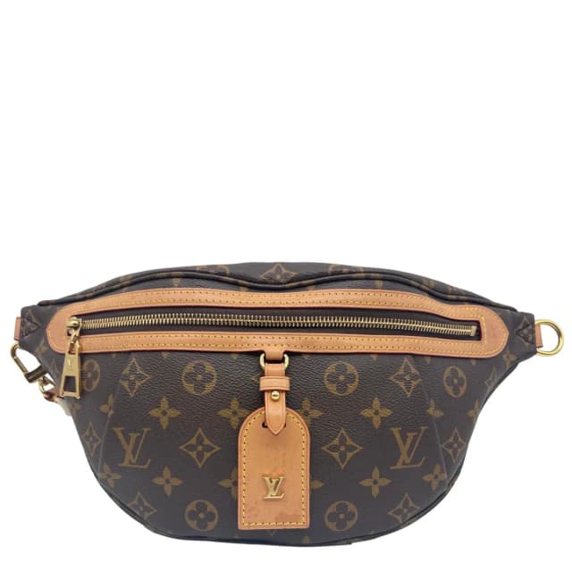 Louis Vuitton High Rise Monogram Canvas Bumbag Brown in Brown Coated canvas from Dallas Designer Handbags, photo 1 of 1