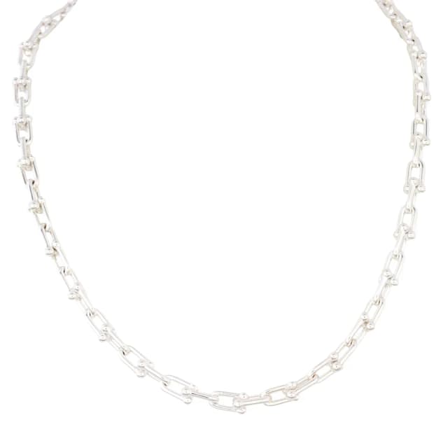 Tiffany & Co. HardWear Link Sterling Silver Necklace Small in Silver from Luxe.It.Fwd, photo 1 of 1