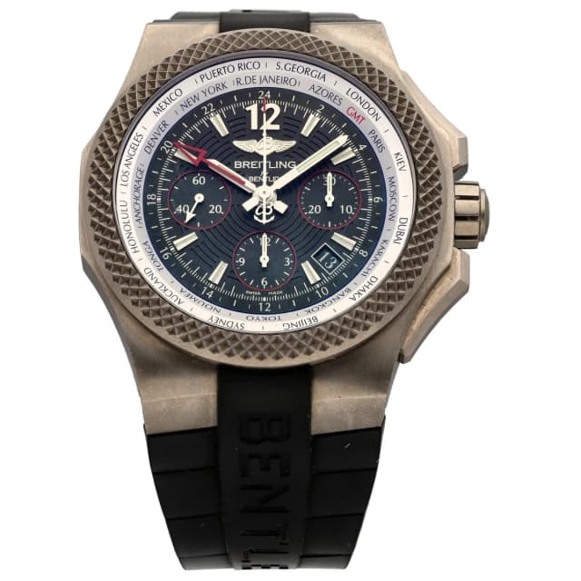 Breitling Bentley B04 GMT EB0433 45mm Titanium Watch from H&T, photo 1 of 1