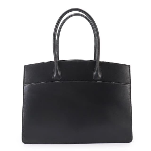Hermès White Bass PM Tote Bag Box Calf Black Purse in Black Box leather from Luxury Promise, photo 1 of 1