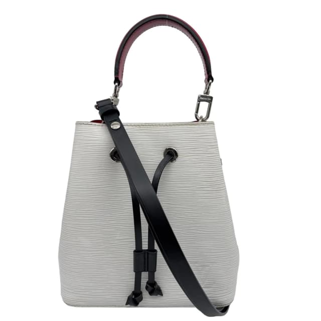 Louis Vuitton NeoNoe BB Epi Leather Bucket Bag White in White Leather from Dallas Designer Handbags, photo 1 of 1
