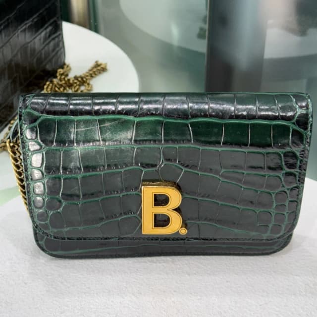 Balenciaga Croc WOC in Green Crocodile from Revivre, photo 1 of 1
