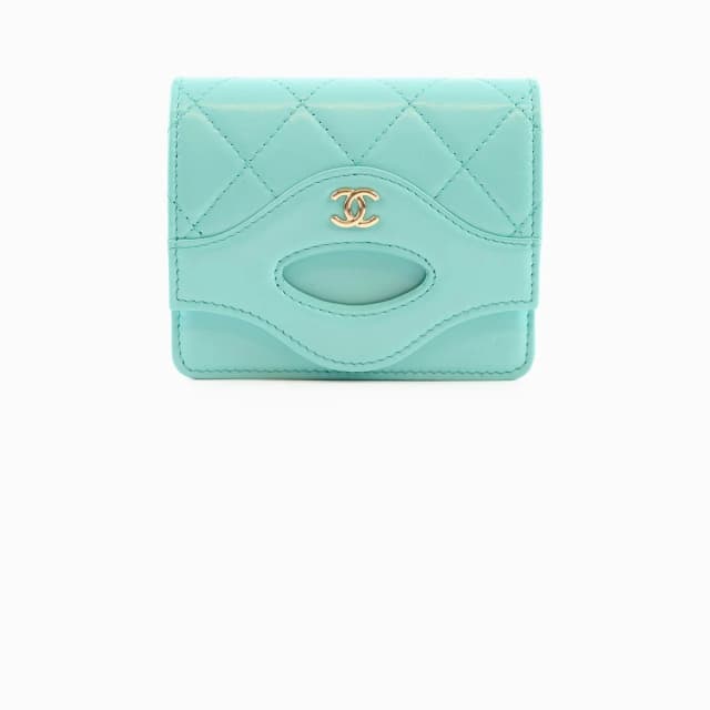 Chanel 31 Flap Wallet Green in Green Leather from The Purse Affair, photo 1 of 1
