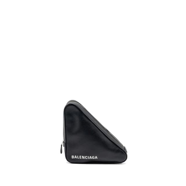 Balenciaga triangle zip clutch calfskin black SHW in Black Calfskin from EMIER, photo 1 of 1