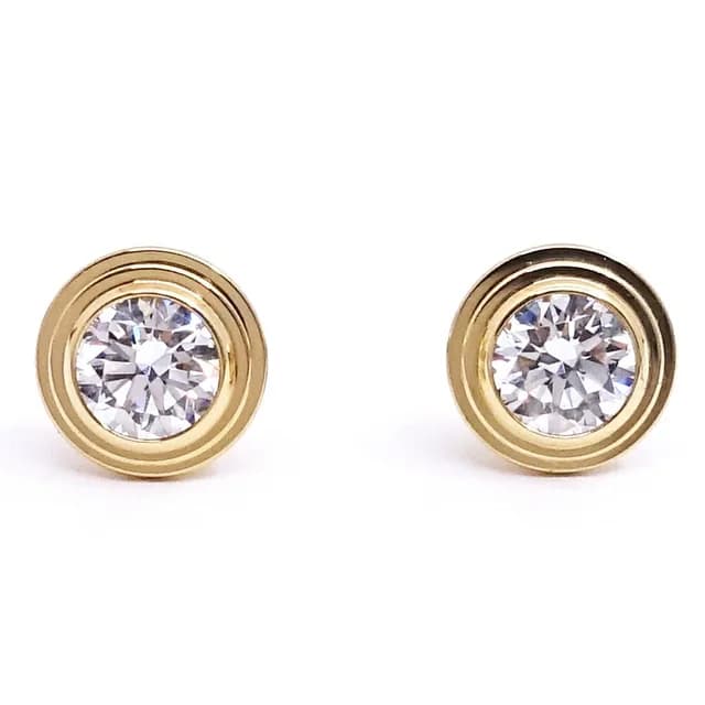 Cartier 18K Yellow Gold d'Amour Earrings MM in Yellow from The Reluxe, photo 1 of 1