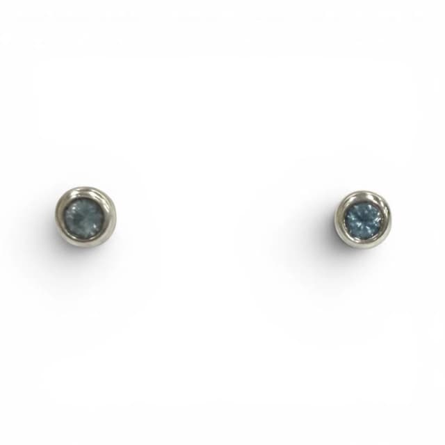 Tiffany & Co. Elsa Peretti Color By The Yard Earrings Aquamarine Silver Blue in Blue from The Reluxe, photo 1 of 1