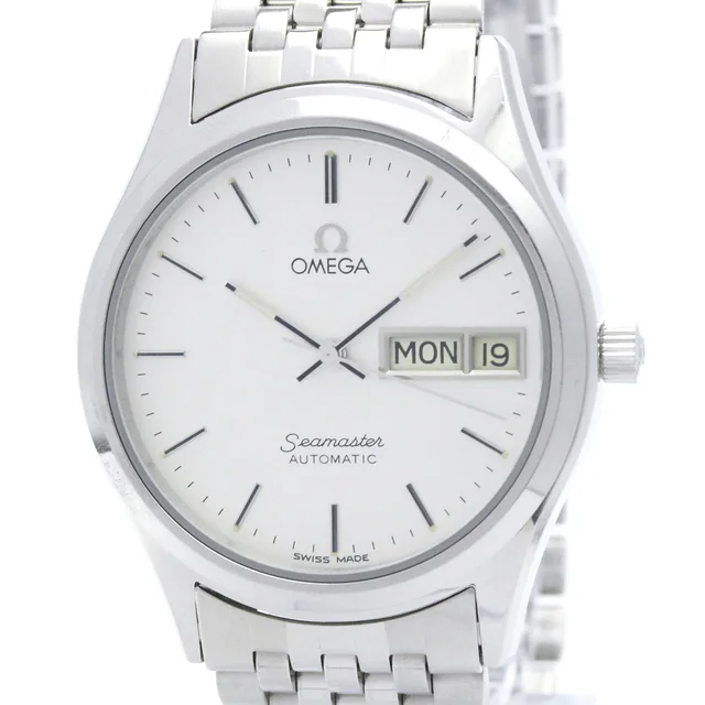 Polished OMEGA Seamaster Day Date Cal 1020 Steel Mens Watch 166.0279 Vintage in Silver from Elady, photo 1 of 1