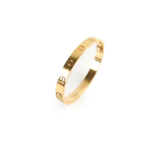 Cartier Classic Model Love Bracelet Size 15 Yellow Gold in Yellow from The Purse Affair, photo 1 of 1