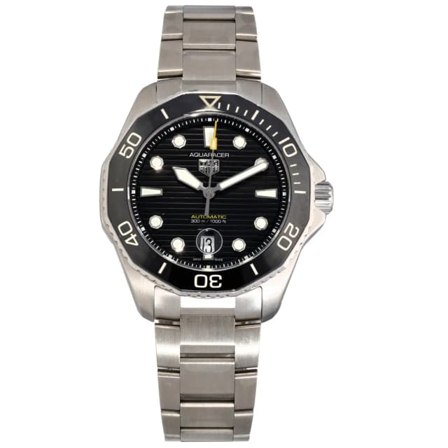 TAG Heuer Aquaracer WBP201A-0 43mm Stainless Steel Watch from H&T, photo 1 of 1
