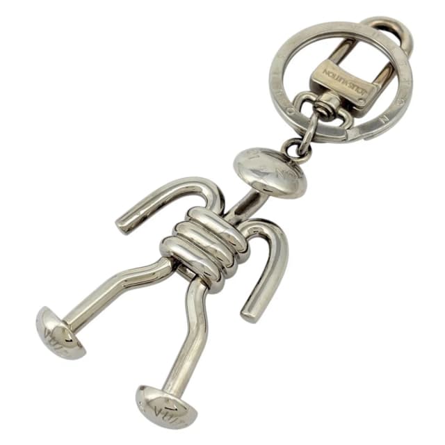 Louis Vuitton Porte Cles Mister Nile Bag Charm Key Ring Metal Silver in Silver from The Reluxe, photo 1 of 1