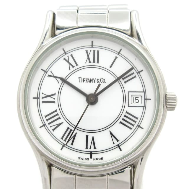 Tiffany & Co. Watch Classic Round SS White in White from The Reluxe, photo 1 of 1