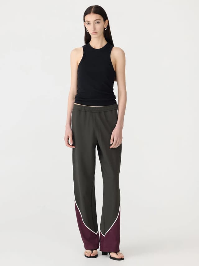 Bassike Piping Detail Trackpant, image 1 of 1 from bassike