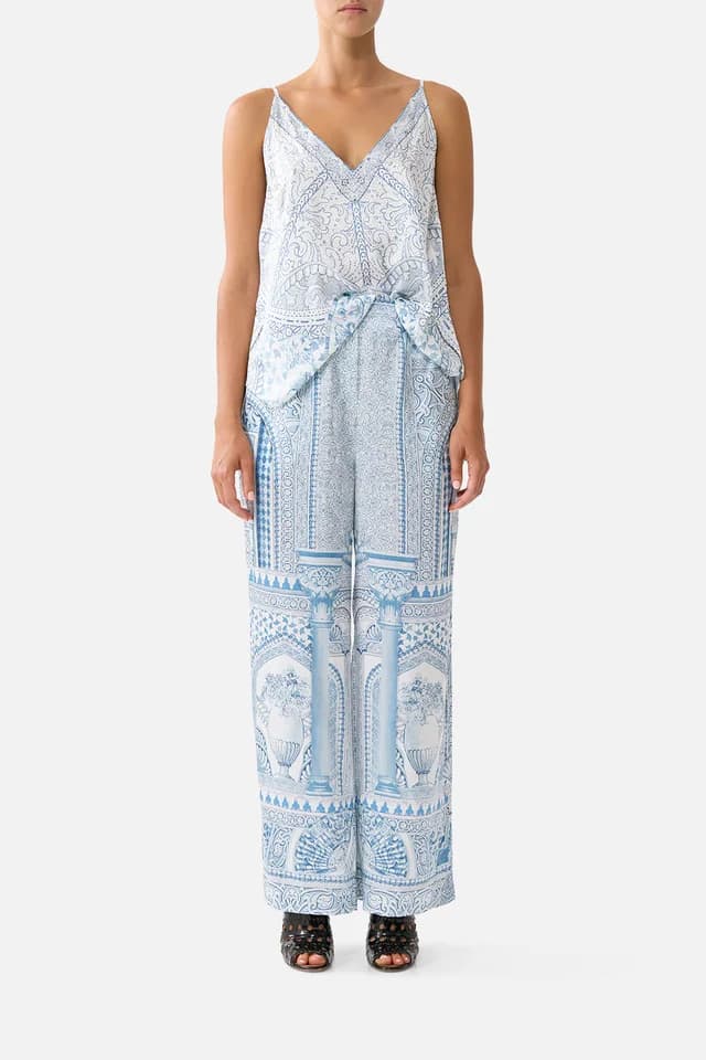 Camilla eBoutique V NECK CAMI THE HUM OF THE ALHAMBRA, image 1 of 1 from CAMILLA