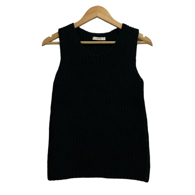 Celine Sleeveless Sweater S Black in Black from The Reluxe, photo 1 of 1