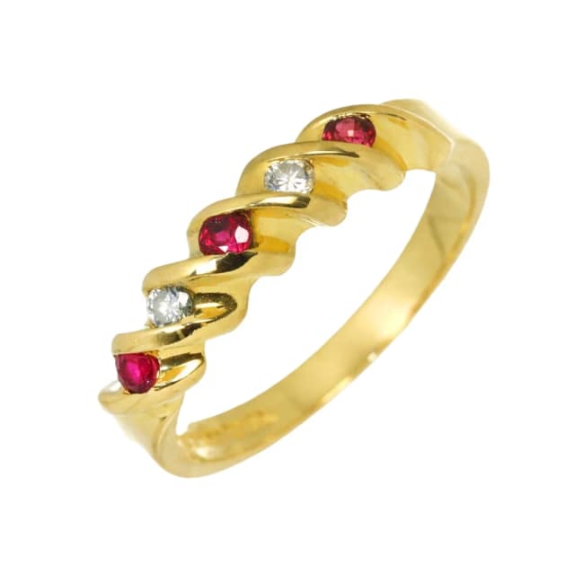 Tiffany & Co. Buttercup Ring Ruby Diamond 18k Yellow Gold in Yellow from The Reluxe, photo 1 of 1