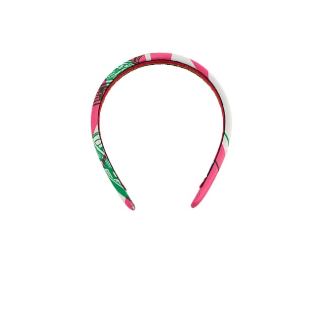 Hermès Brides De Gala Rose Silk Headband in Pink Silk from The Purse Affair, photo 1 of 1