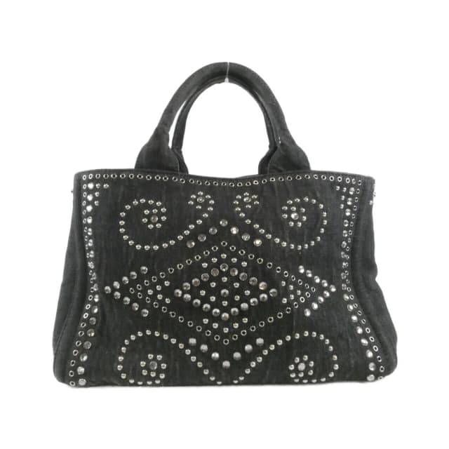 Prada Bag Handbag Silver in Silver Denim from The Reluxe, photo 1 of 1