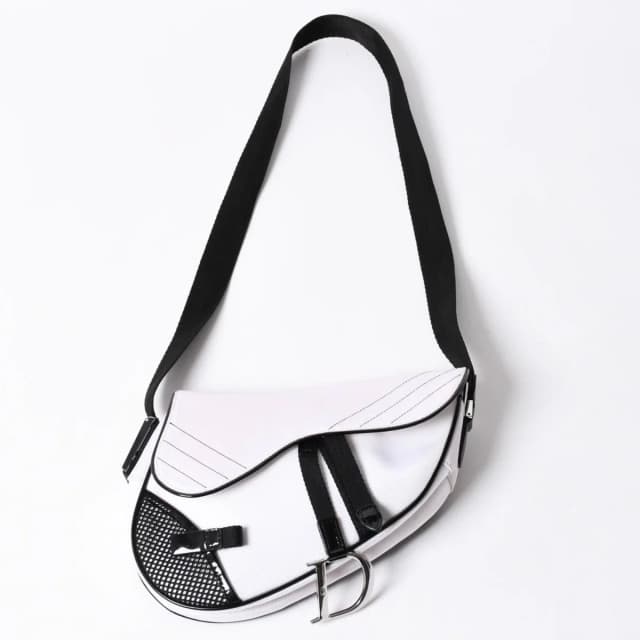 Dior Saddle Bag Nylon Canvas Galliano in Canvas from The Reluxe, photo 1 of 1