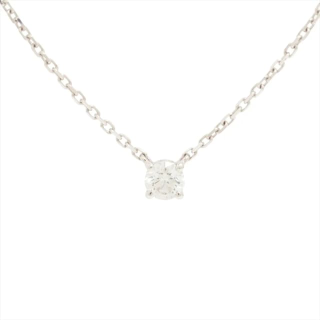C De Cartier Diamond White Gold Necklace in White from The Purse Affair, photo 1 of 1