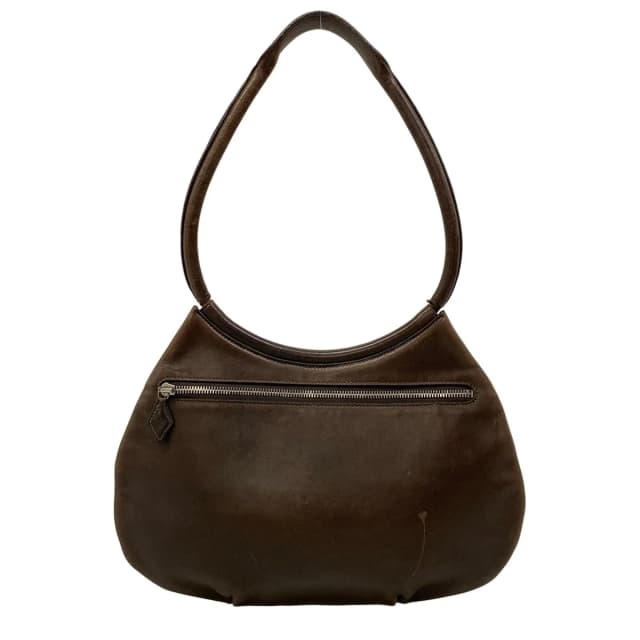 Hermès Shoulder Bag Kaka Wet Dark Brown Leather in Brown Leather from The Reluxe, photo 1 of 1