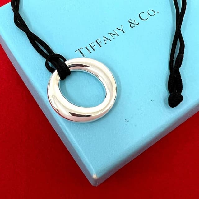 Tiffany & Co. Vintage Seviana Necklace 925 Sterling Silver Pendant Choker in Silver from The Reluxe, photo 1 of 1