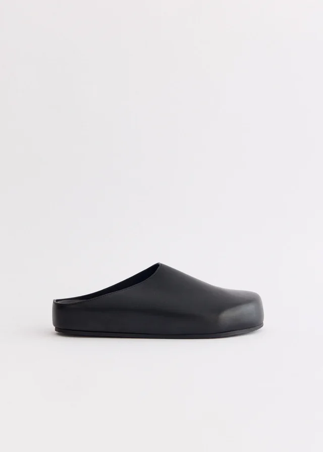 Studio Nicholson Slip On Clog in BLACK, image 1 of 1 from Incu