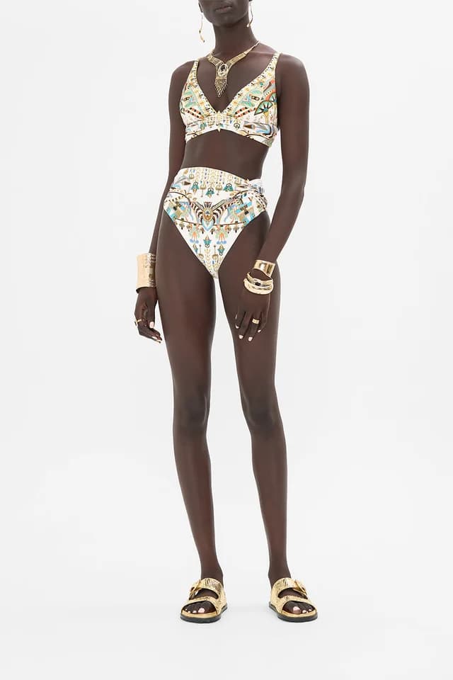 Camilla eBoutique HIGH WAIST PANT WITH FRONT BAND VALLEY OF THE QUEENS, image 1 of 1 from CAMILLA