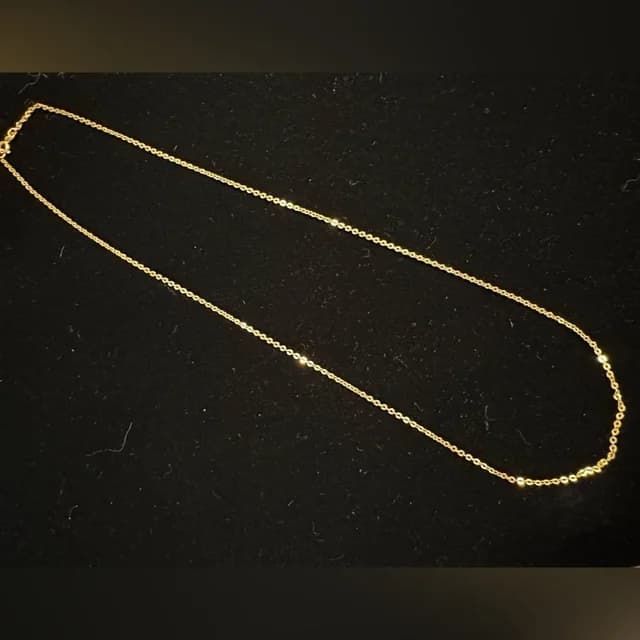 Vintage Uno-A-Erre 18k Yellow Gold 24” Chain Necklace (106) in gold from Poshmark, photo 1 of 1