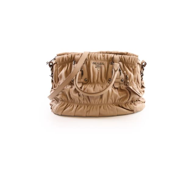 Prada Nappa Gaufre Bag Beige in Beige Nappa leather from The Purse Affair, photo 1 of 1